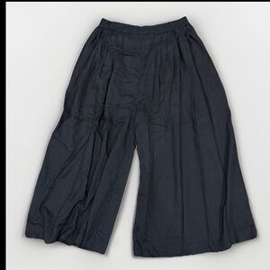 Vintage Oversized Pants Cropped Wide Leg 90s Express Baggy Casual Black Small